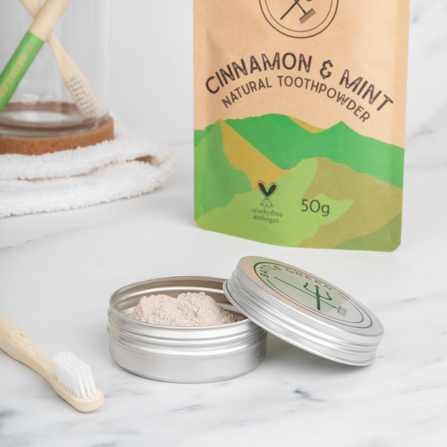Natural Toothpowder Cinnamint