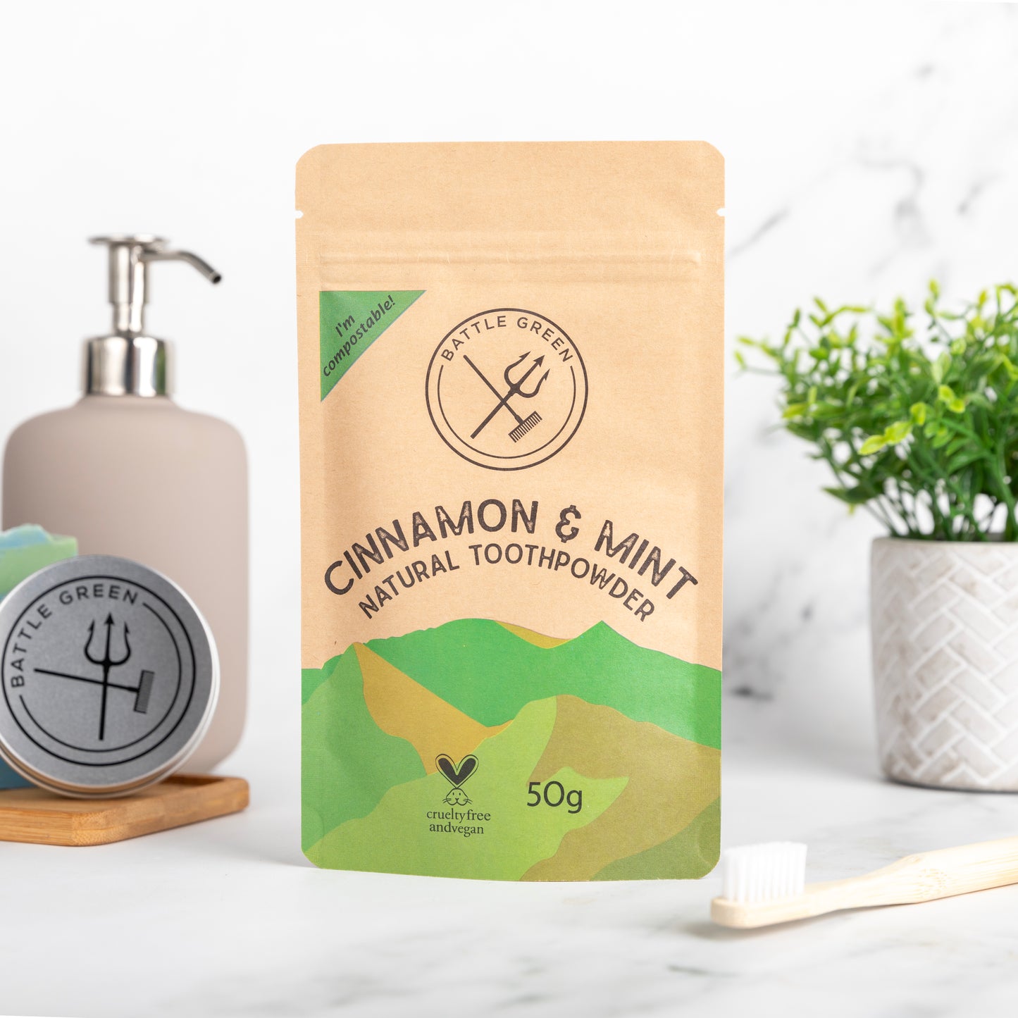 Natural Toothpowder Cinnamint