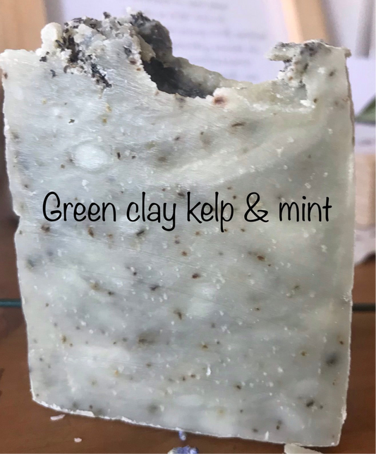 Green Clay Kelp & Mint Soap